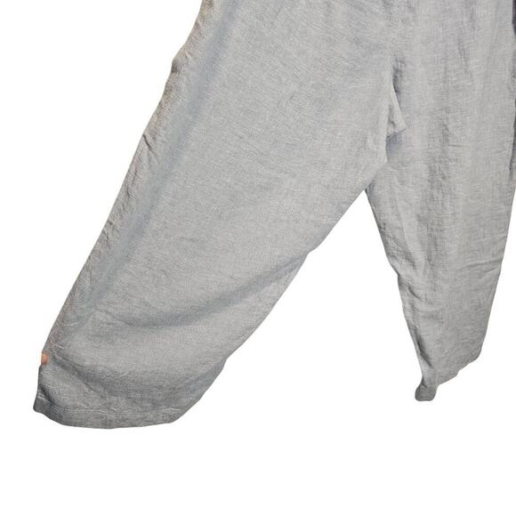 Lucky‎ brand linen blend light blue beachy Cropped Pant size XL - Picture 8 of 8